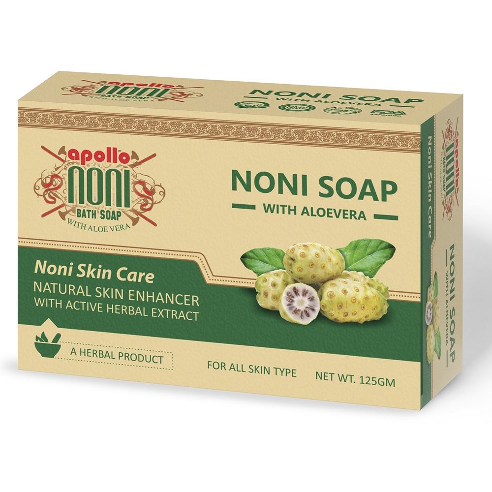 Apollo Noni Bath Soap with Aloevera (125g) Apollo Noni Bath Soap with Aloevera (125g)