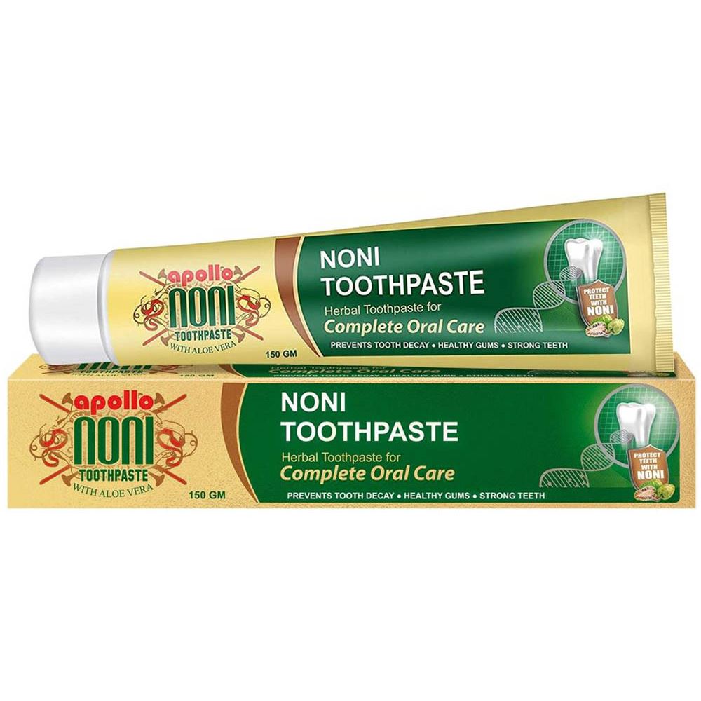 Apollo Noni Toothpaste with Aloevera (150g, Pack of 4) Apollo Noni Toothpaste with Aloevera (150g, Pack of 4)