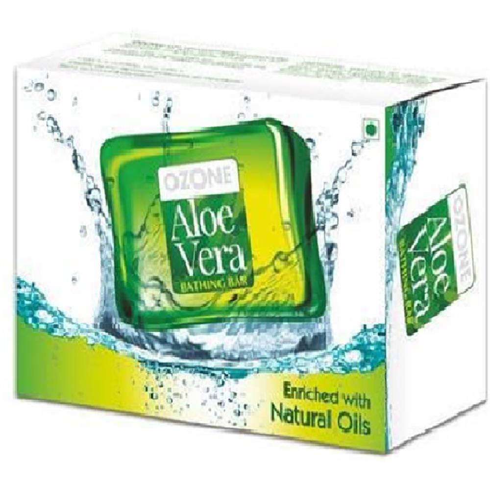 Ozone Aloe Vera Bathing Bar Soap (125g, Pack of 3)