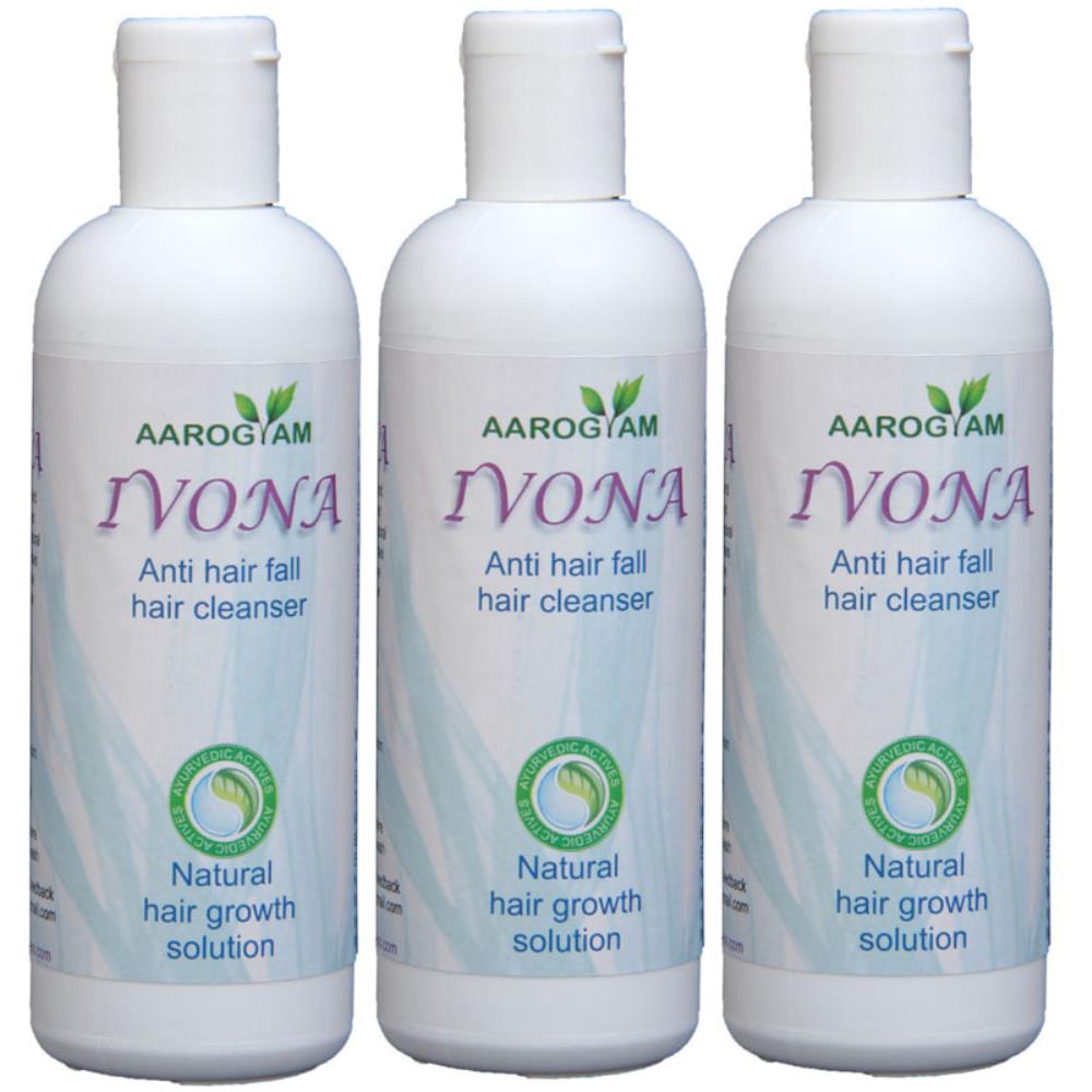 Ivona Anti Hair Fall Hair Cleanser (200ml, Pack of 3)