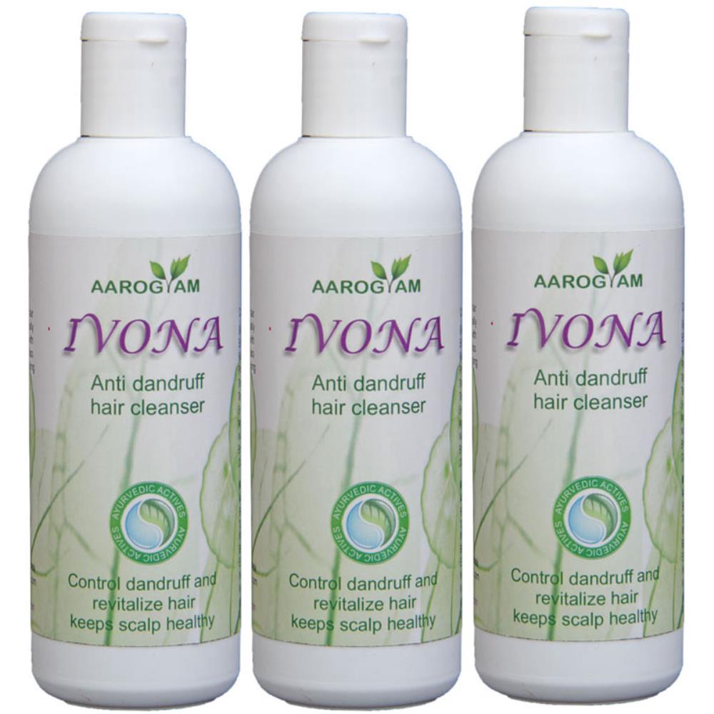 Ivona Anti Dandruff Hair Cleanser (200ml, Pack of 3)