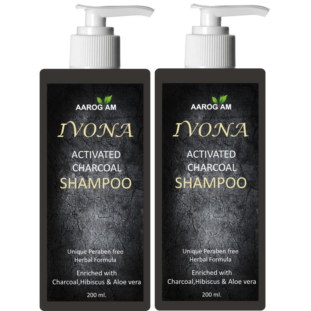 Ivona Charcoal Shampoo (200ml, Pack of 2)