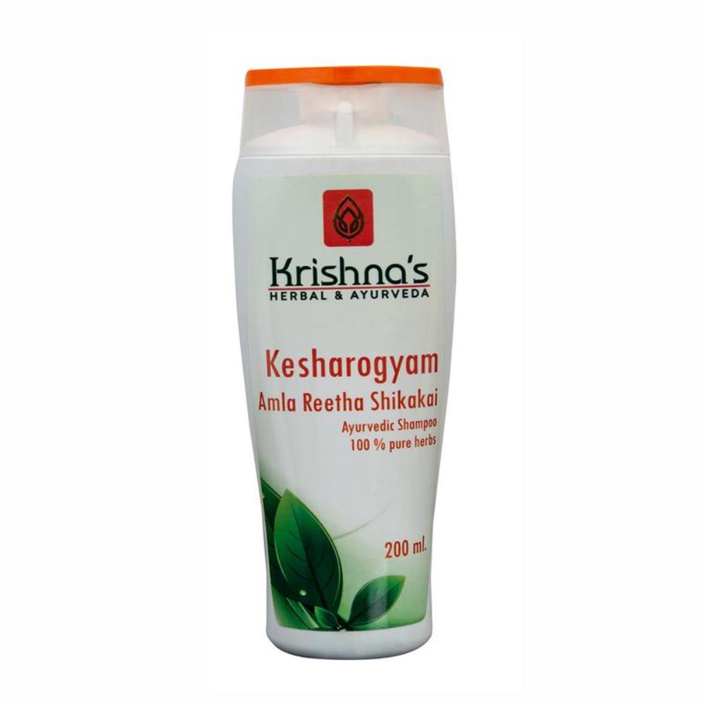 Krishna's Kesharogyam Reetha Shikakai Amla Shampoo (200ml)