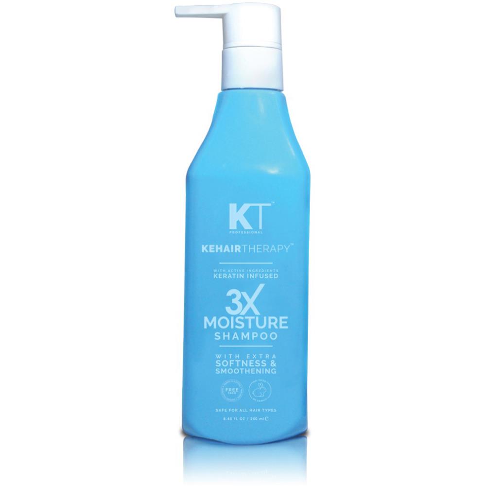 KT  Keratin Infused 3X Moisture Sulfate Free Keratin Shampoo (250ml)