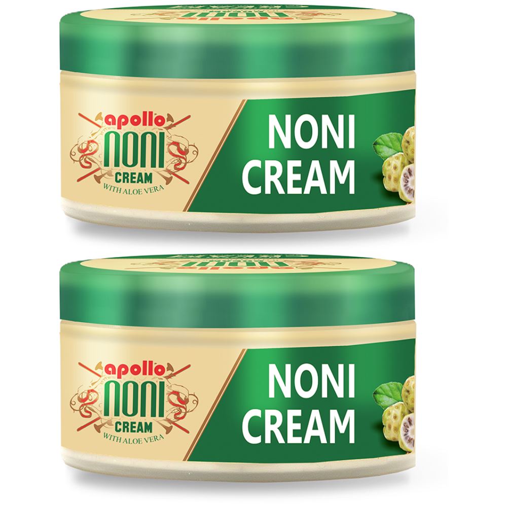 Apollo Noni Cream with Aloevera (100g, Pack of 2)