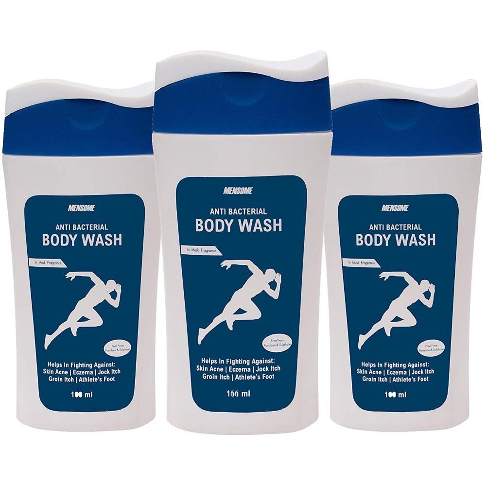 Mensome Anti Bacterial Body Wash (100ml, Pack of 3)