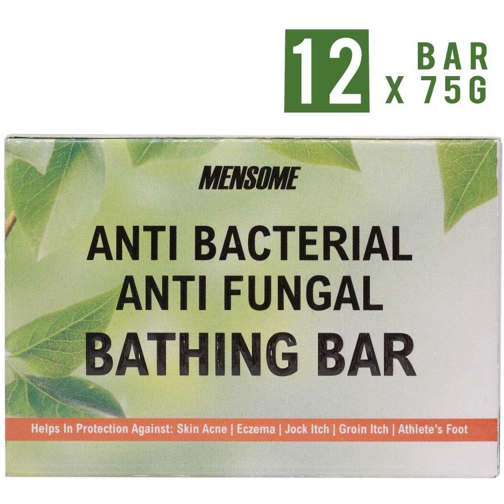 Mensome Anti Bacterial And Anti Fungal Bathing Soap (75g, Pack of 12)
