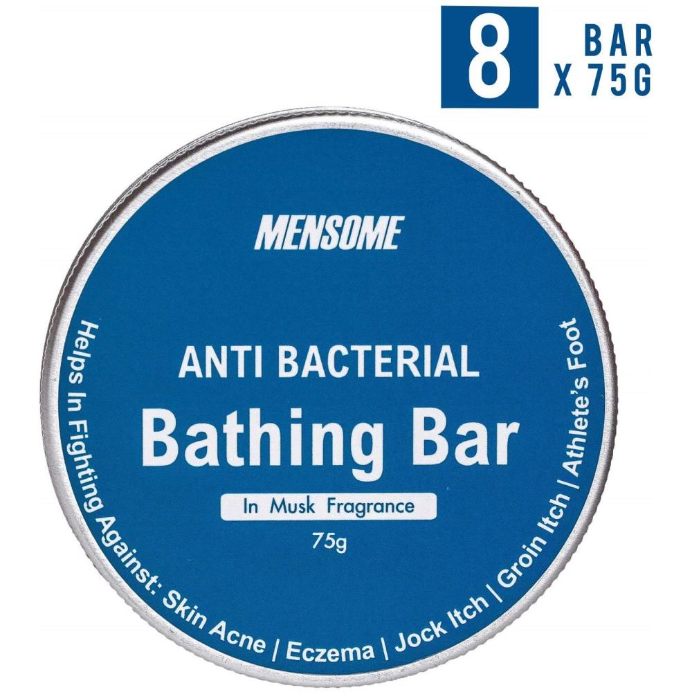 Mensome Anti Bacterial Bathing Soap In Musk Fragrance (75g, Pack of 8)