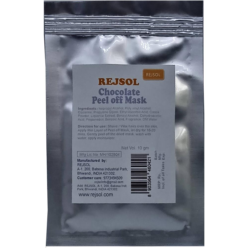 Rejsol Chocolate Peel Off Mask (10g, Pack of 10)