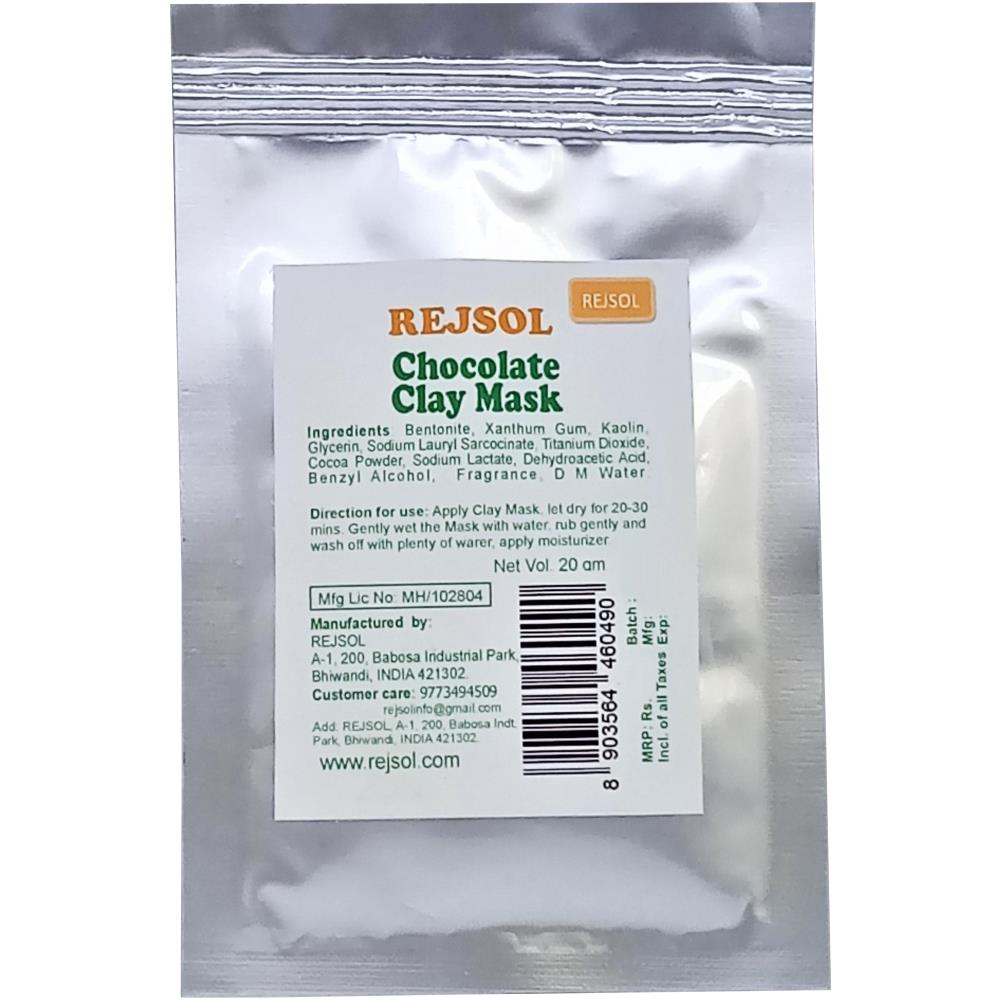 Rejsol Chocolate Clay Mask (20g, Pack of 10)
