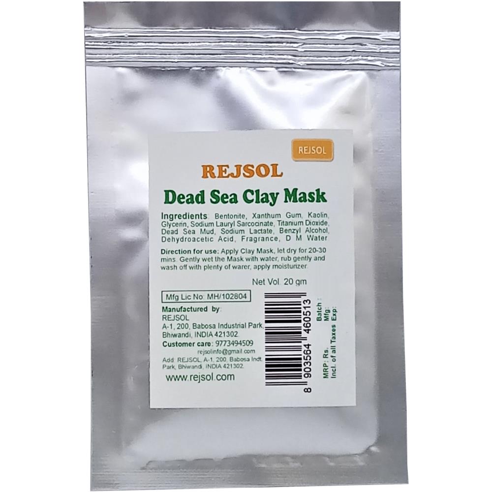 Rejsol Dead Sea Clay Mask (20g, Pack of 10)