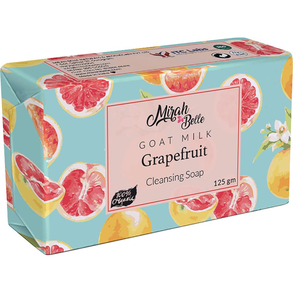 Mirah Belle Goat Milk Grapefruit Cleansing Soap (125g)