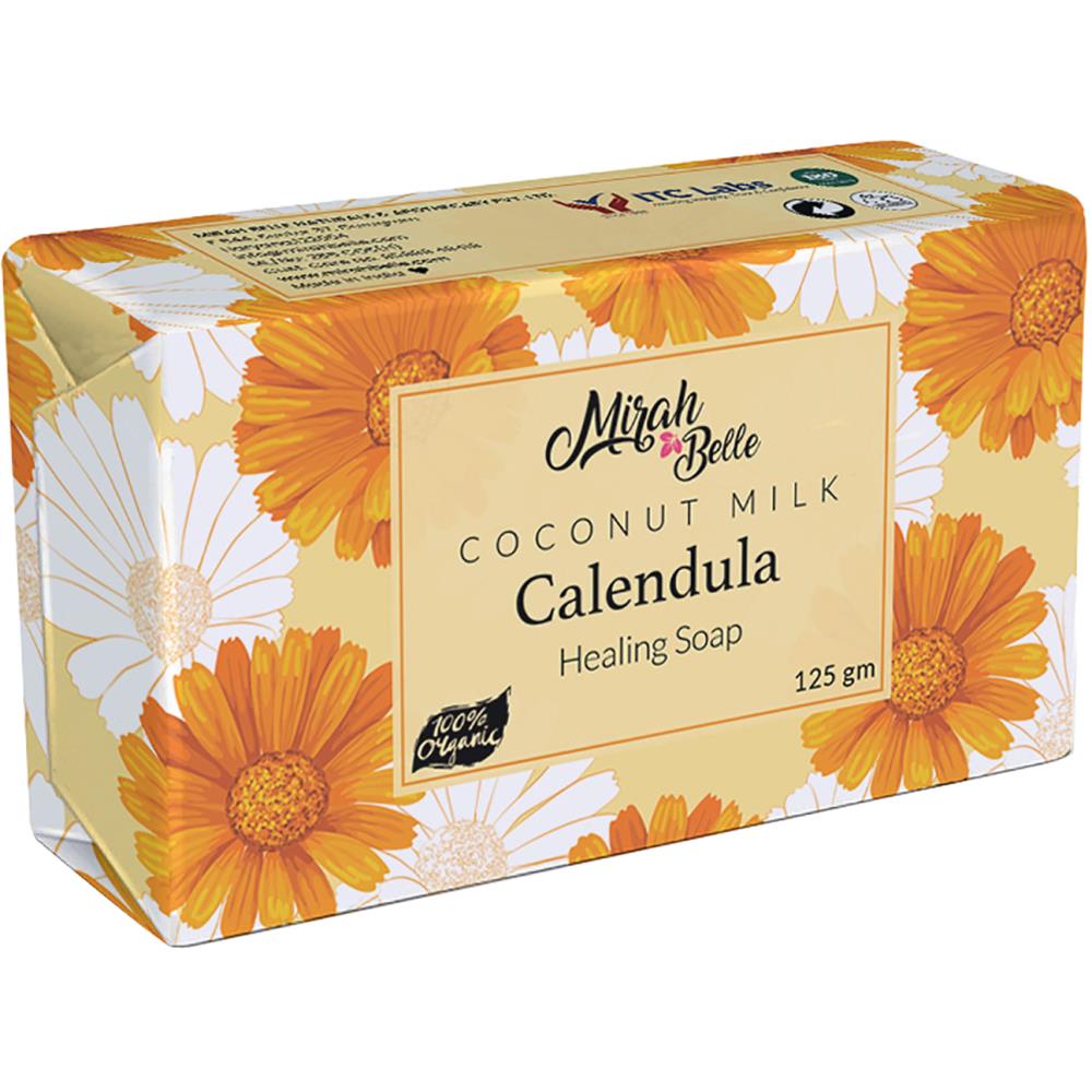 Mirah Belle Coconut Milk Calendula Healing Soap (125g) Mirah Belle Coconut Milk Calendula Healing Soap (125g)