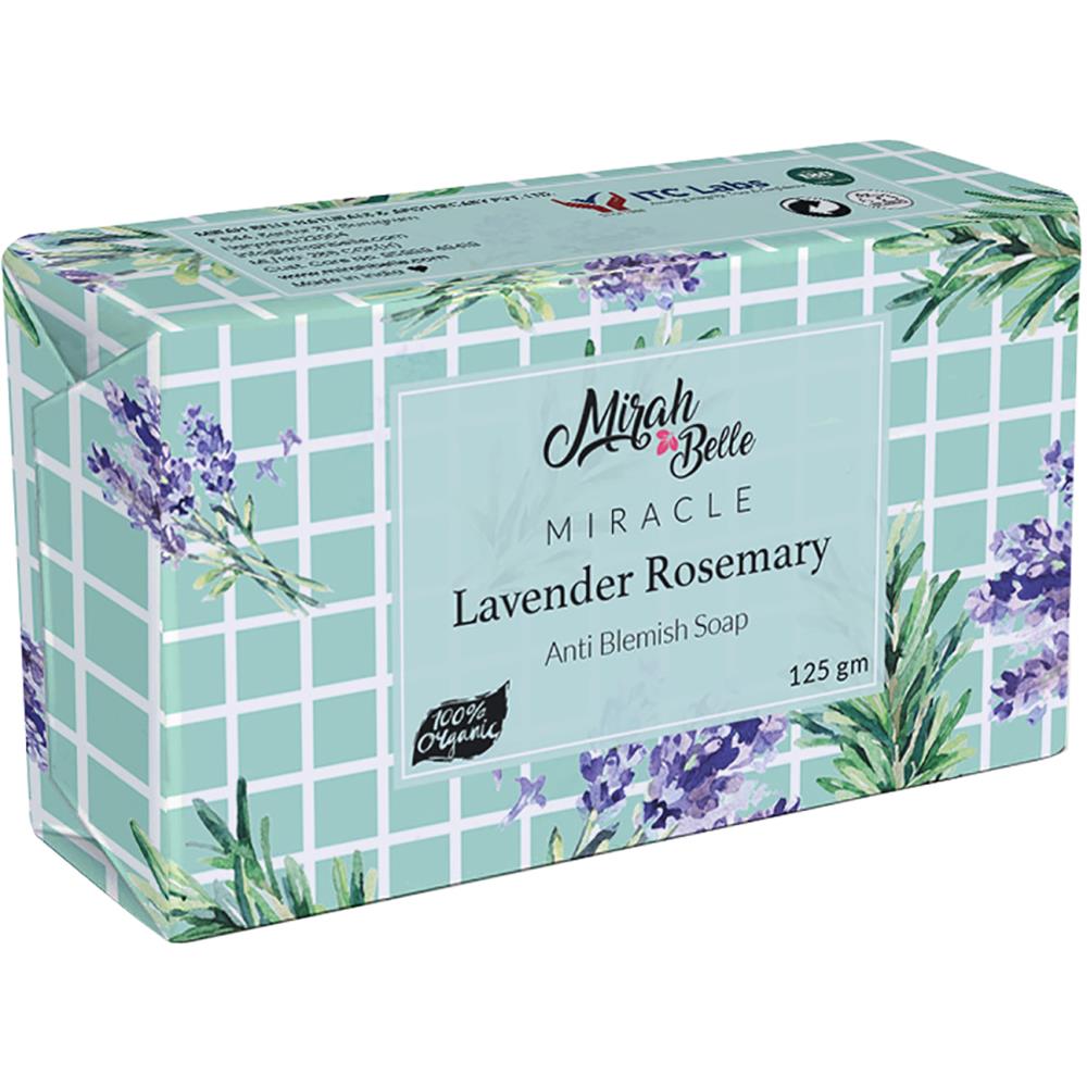 Mirah Belle Miracle Lavender Rosemary Anti Blemish Soap (125g)