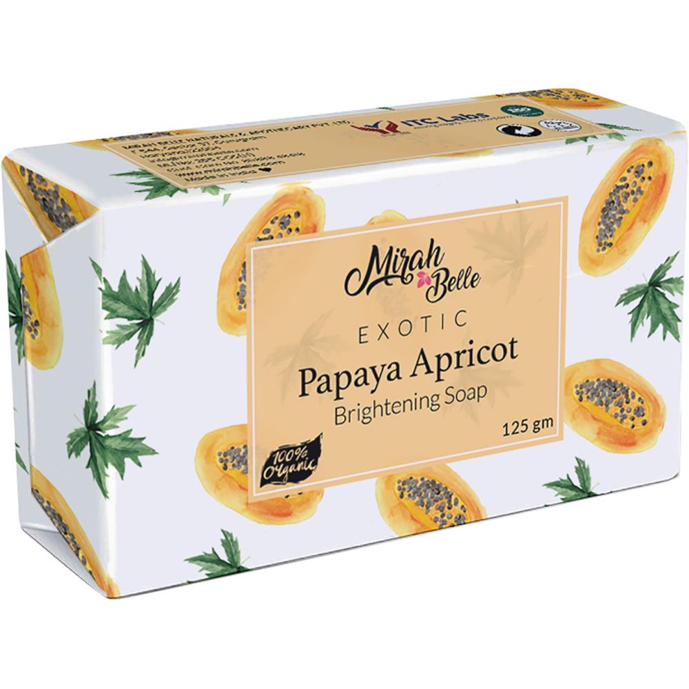 Mirah Belle Exotic Papaya Apricot Brightening Soap (125g)