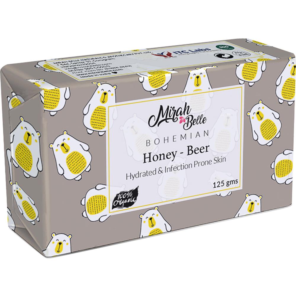 Mirah Belle Bohemian Honey Beer Soap (125g) Mirah Belle Bohemian Honey Beer Soap (125g)