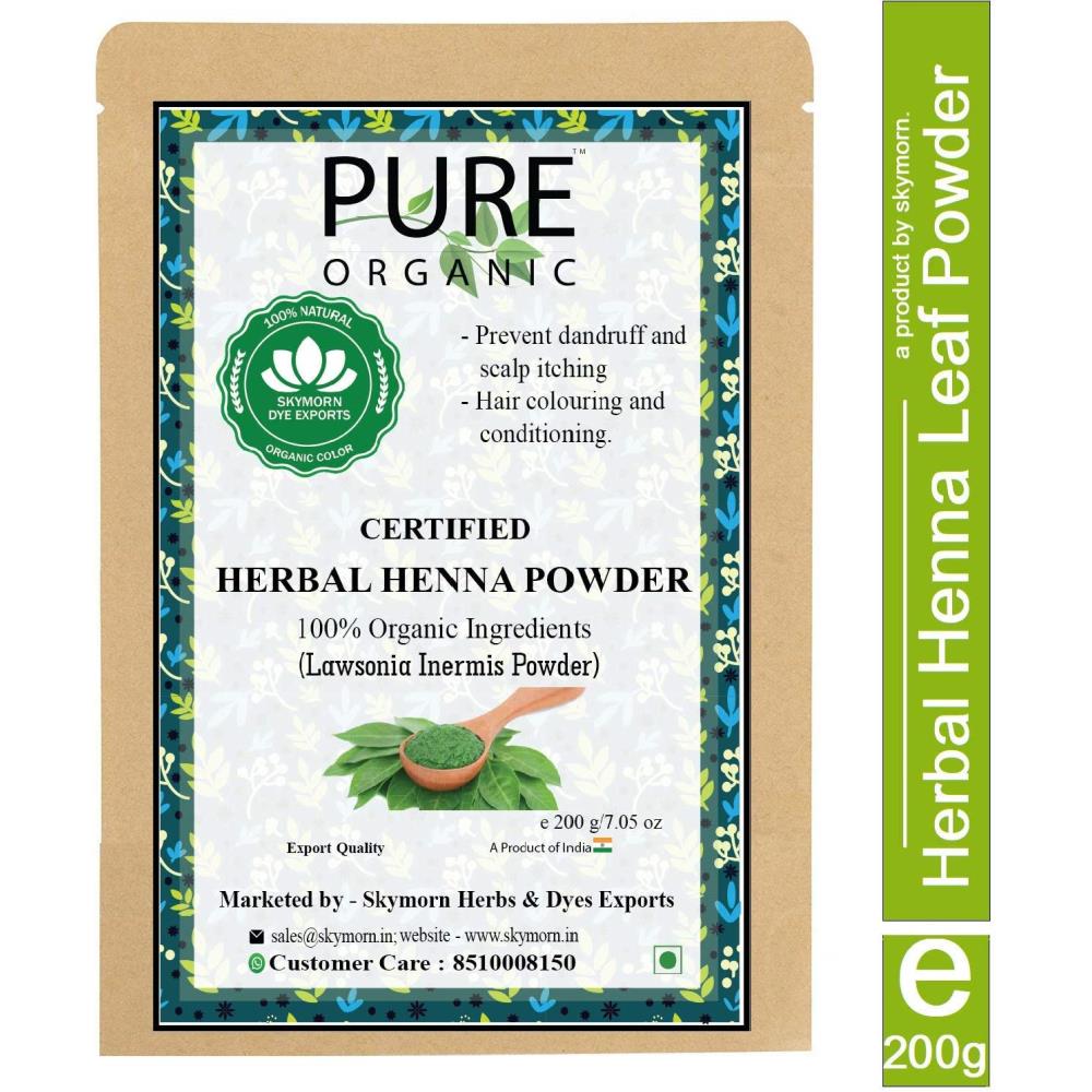 SkyMorn Natural Henna Leaf Powder Hair Color (100g, Pack of 2) SkyMorn Natural Henna Leaf Powder Hair Color (100g, Pack of 2)