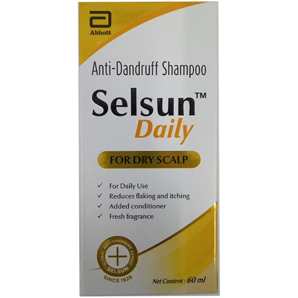 Abbott Selsun Daily Shampoo (60ml)