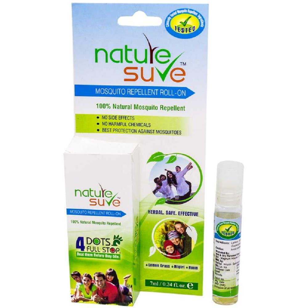 Nature Sure Herbal Mosquito Repellent Roll On (7ml, Pack of 2)