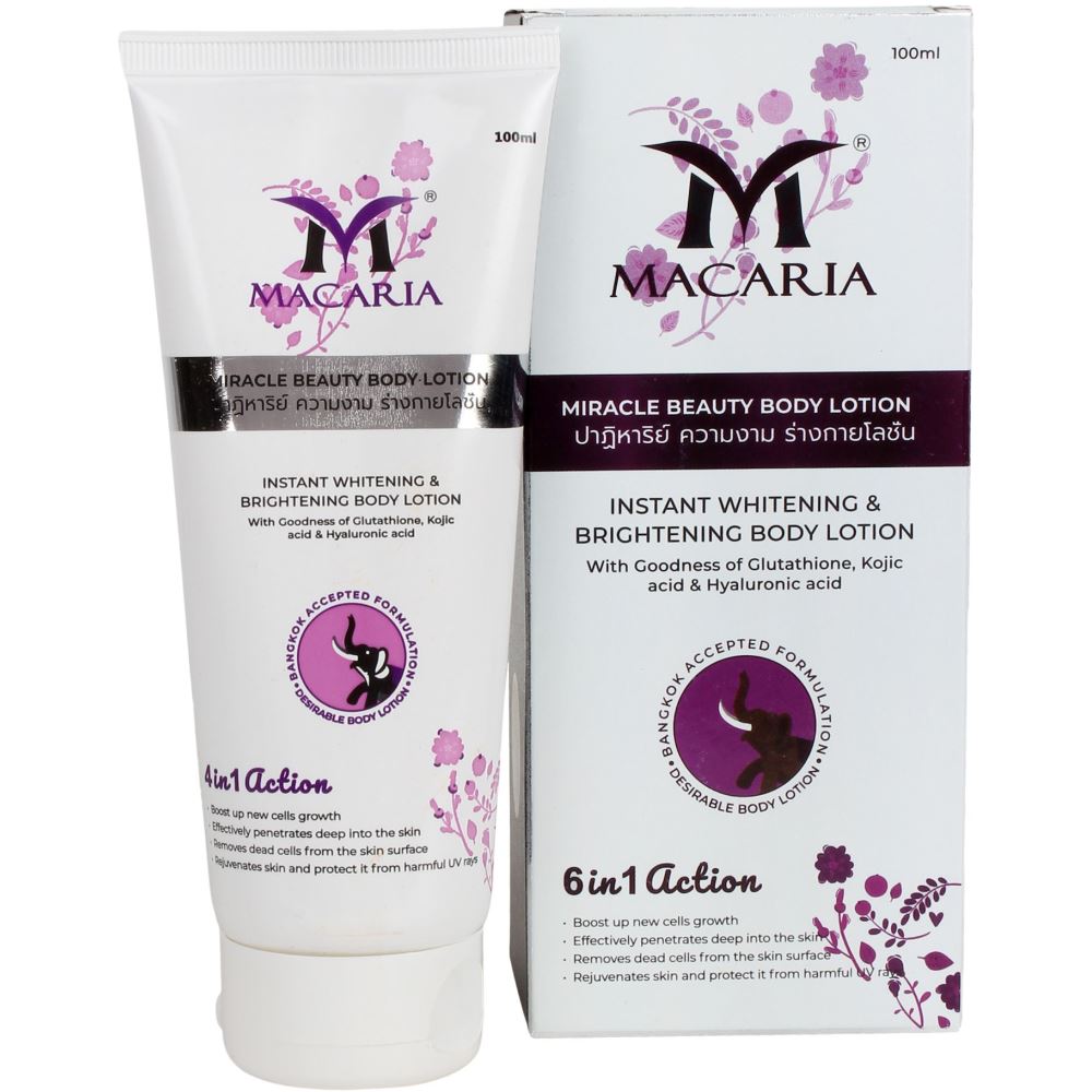 Macaria Glutathione Miracle Beauty Body Lotion (100ml)