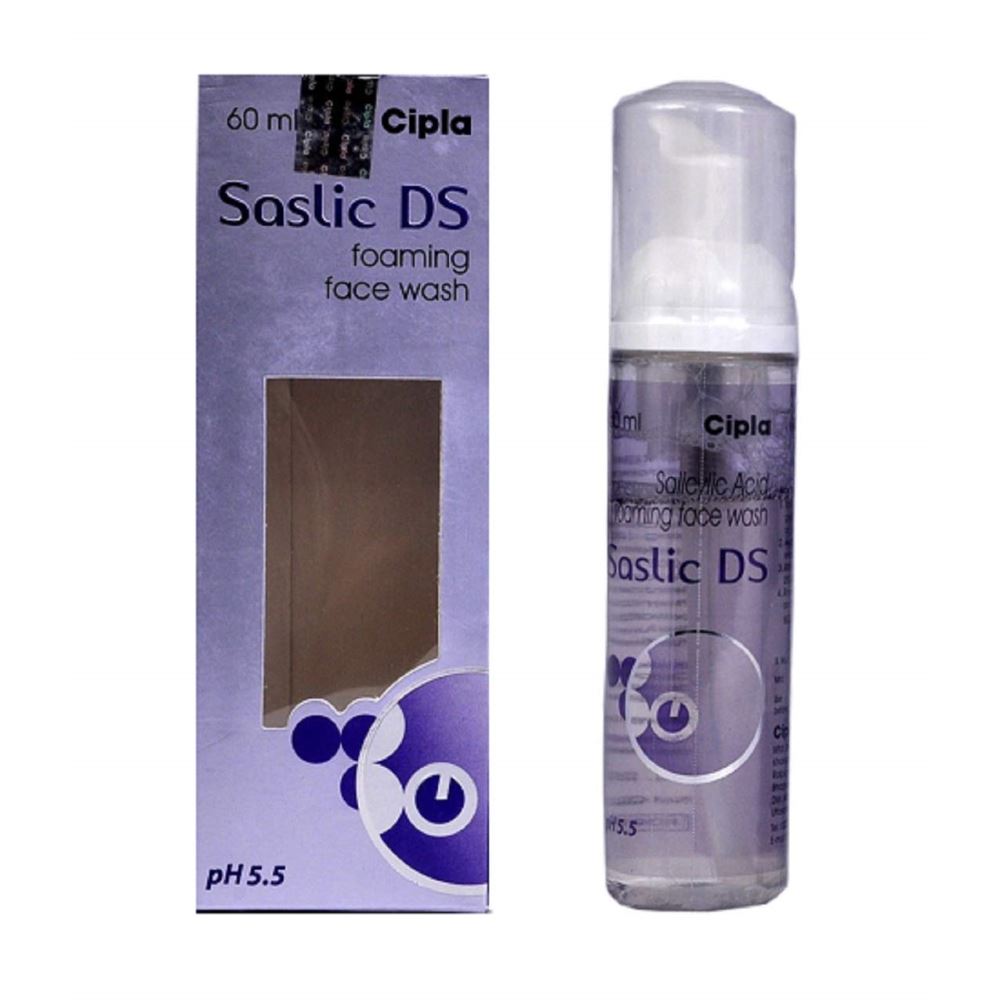 Cipla Saslic DS Foaming Face Wash (60ml) Cipla Saslic DS Foaming Face Wash (60ml)