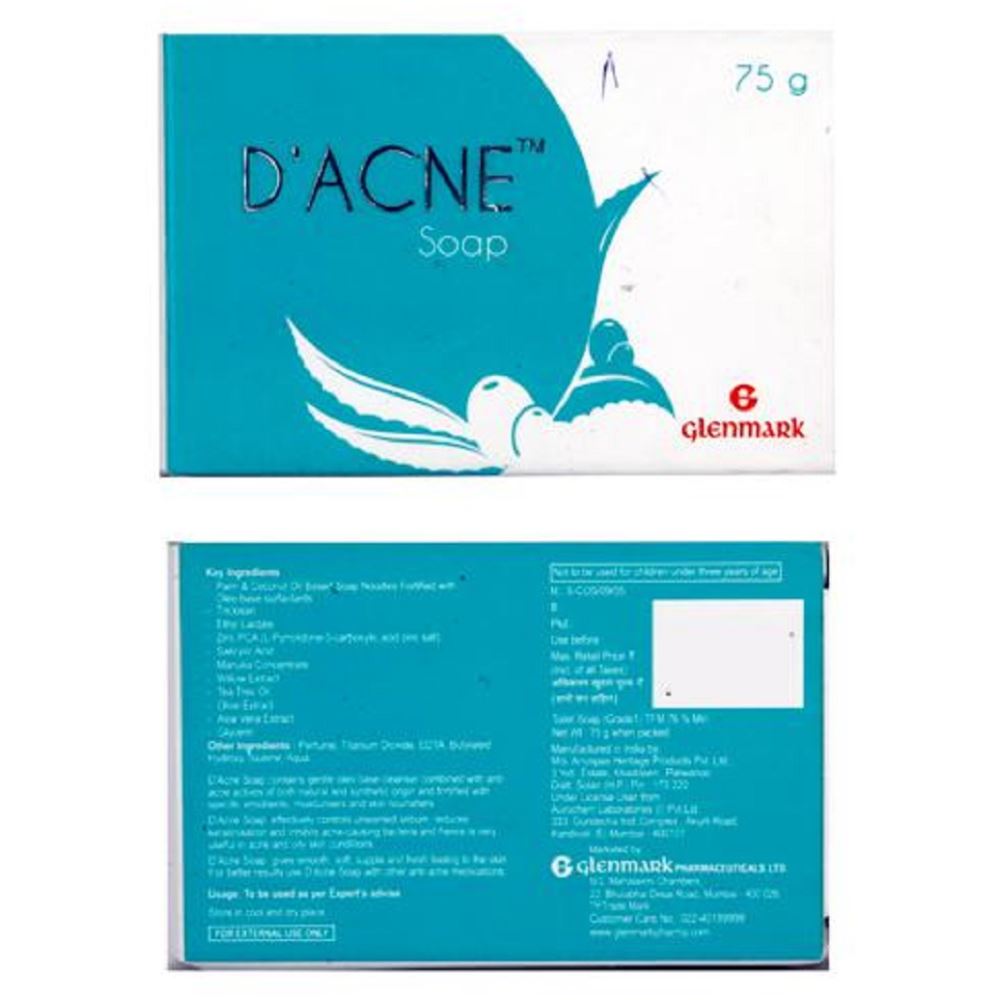 Glenmark Pharma D Acne Soap (75g)