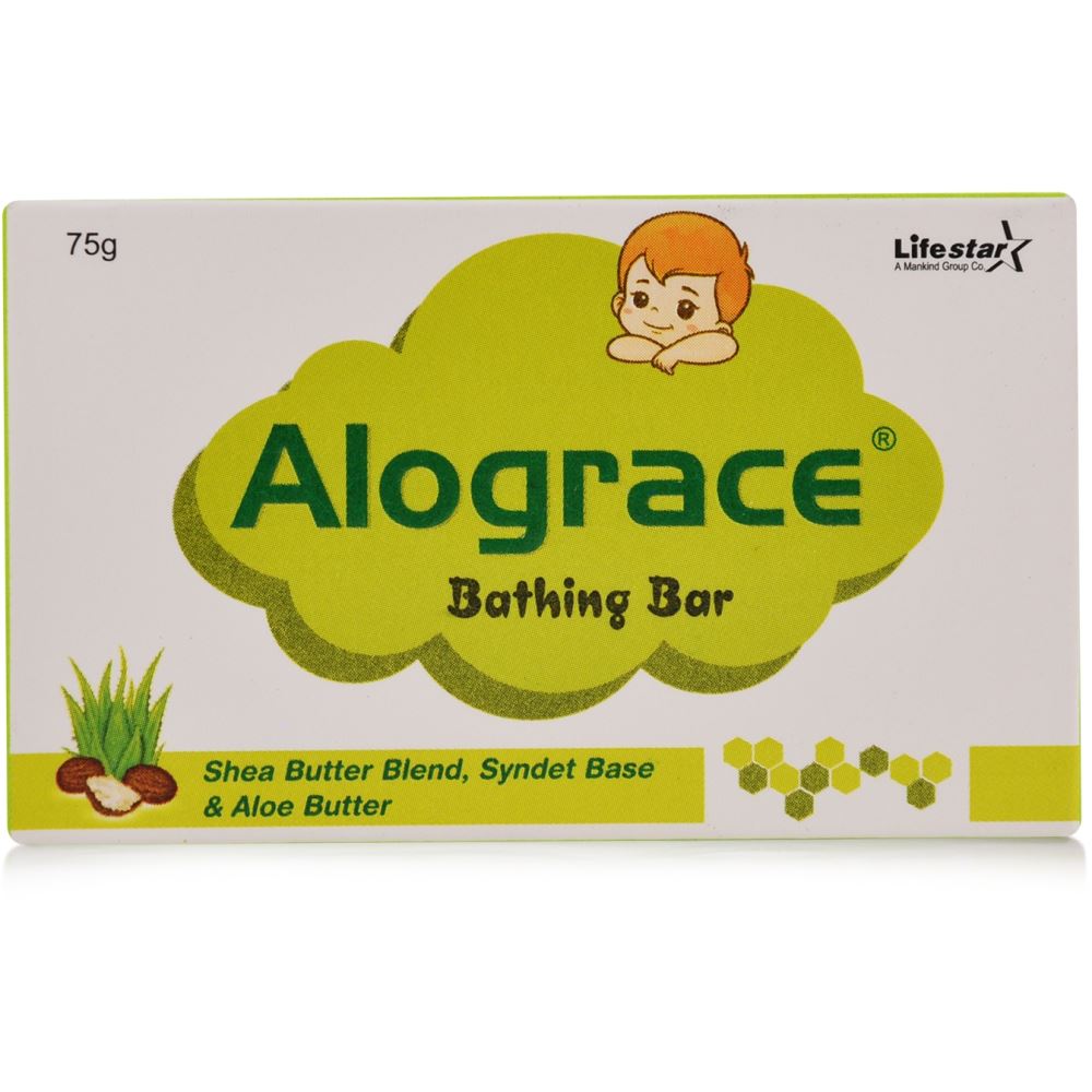 Mankind Pharma Alograce Bathing Bar (75g) Mankind Pharma Alograce Bathing Bar (75g)