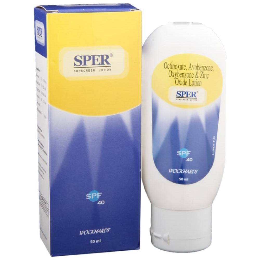 Wockhardt Ltd Sper Sunscreen SPF 40 Lotion (50ml)