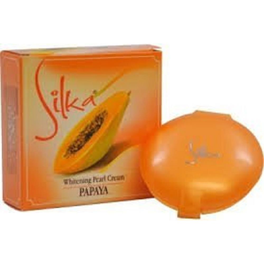 Silka Papaya Whitening Pearl Cream  (6g)