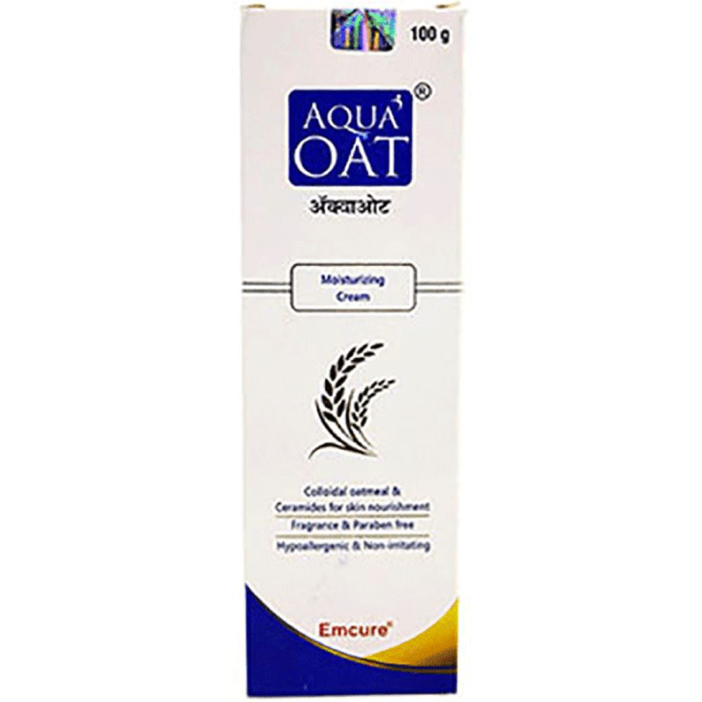 Emcure Pharma Aqua Oat Moisturizing Cream (100g)