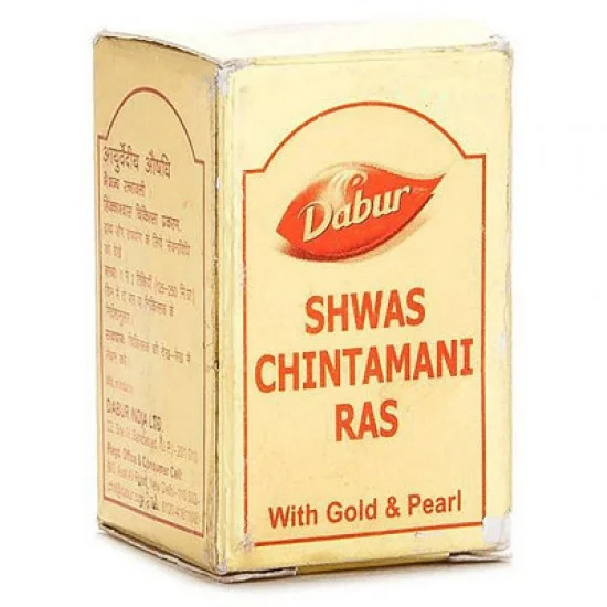 Dabur Shwas Chintamani Ras With Gold (30tab)
