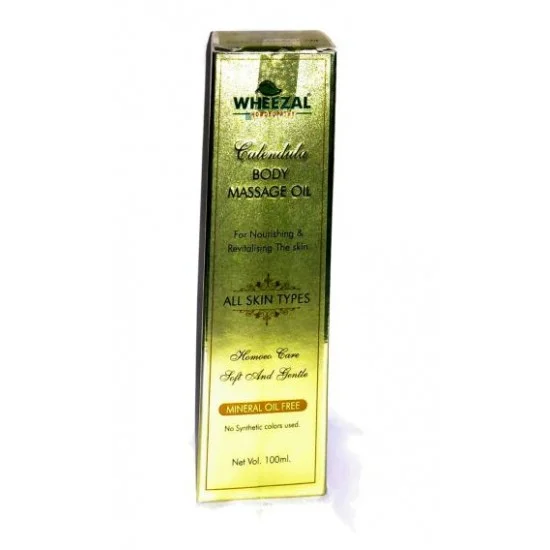 Wheezal Calendula Body Massage Oil (100ml)