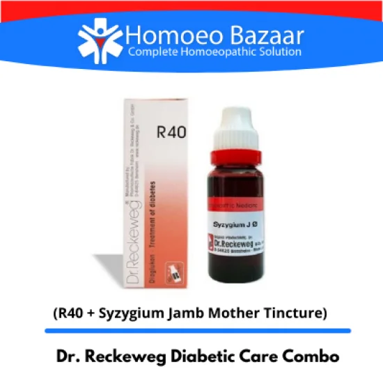 Dr. Reckeweg Diabetic Care Combo  (R40 + Syzygium Jamb Mother Tincture)