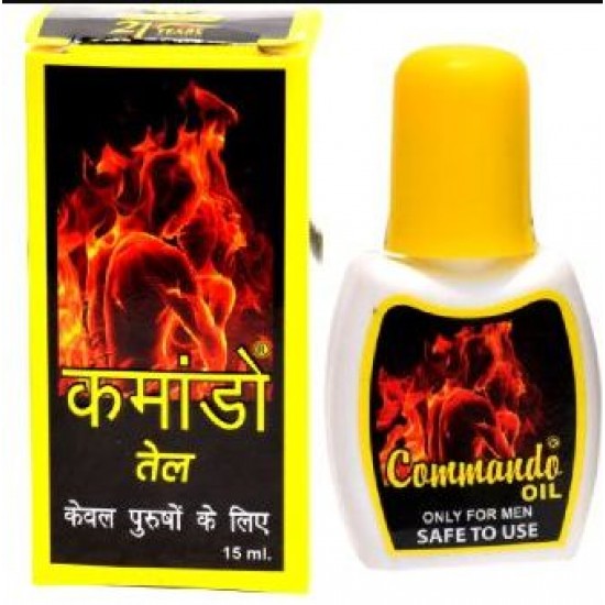 Dr. Asma's  Commando Herbal Oil (15ml)