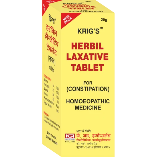 Krigs Herbil Laxative Tablet (20g)