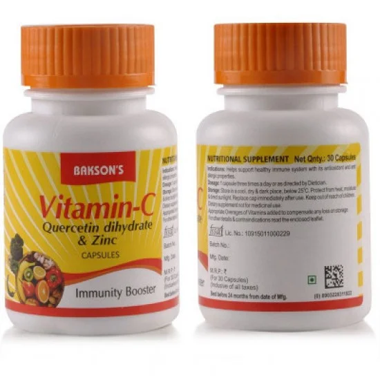 Bakson Vitamin C Plus capsules (30caps)