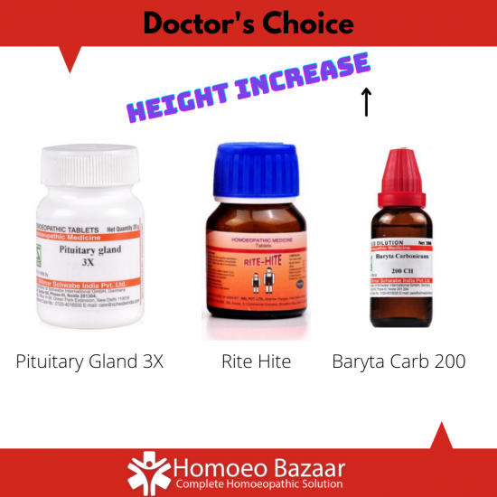 DC Pituitary Gland 3X + RIte Hite + Baryta Carb (Combo) DC Pituitary Gland 3X + RIte Hite + Baryta Carb (Combo)