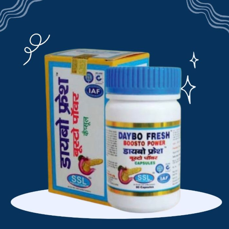 SSL BIOTECH DAYBO FRESH BOOSTO POWER CAPSULES (60 CAP)