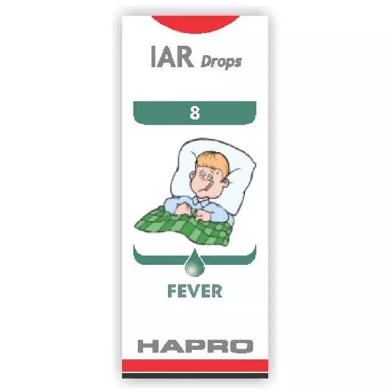 Hapro IAR (Insta Action Range Drops) Drop No - 8 Fever (30ml)