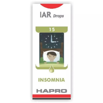 Hapro IAR (Insta Action Range Drops) Drop No - 15 Insomnia (30ml)