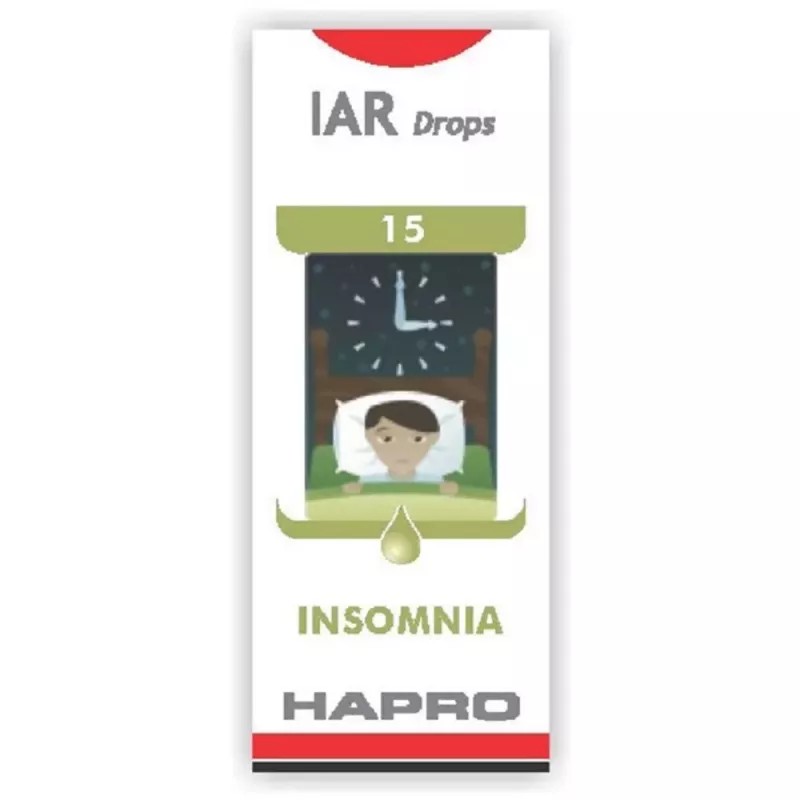 Hapro IAR (Insta Action Range Drops) Drop No - 15 Insomnia (30ml)