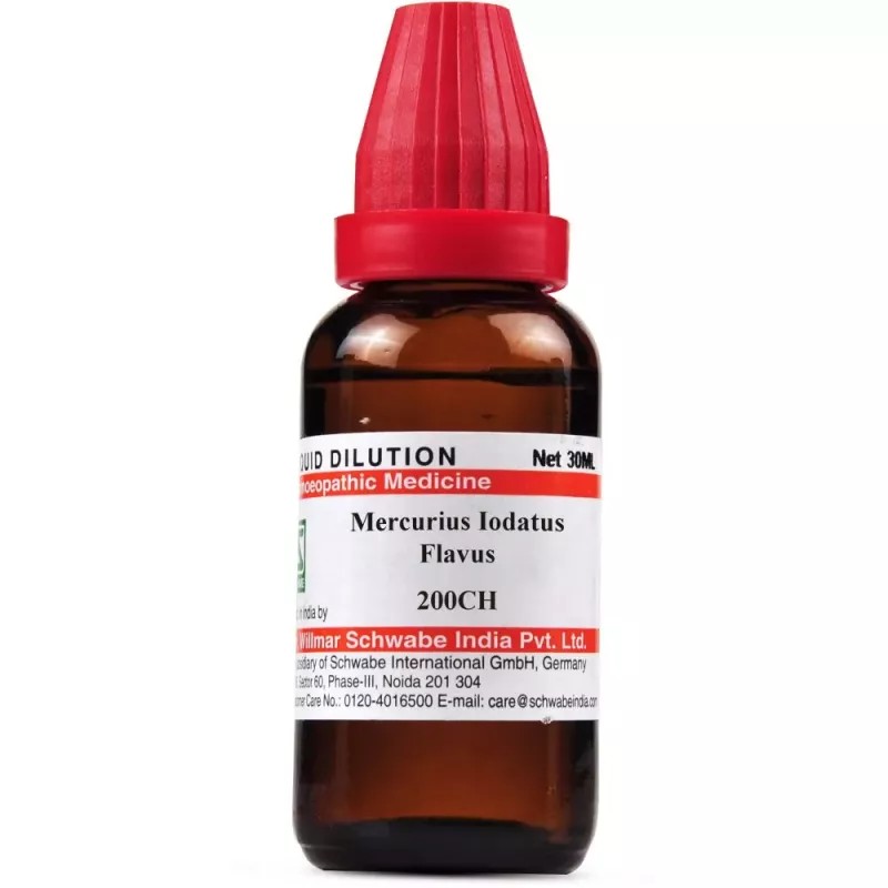 Willmar Schwabe India Mercurius Iodatus Flavus 200 CH (30ml)