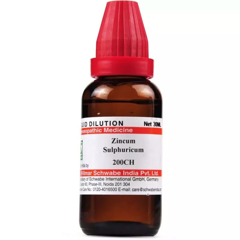 Willmar Schwabe India Zincum Sulphuricum 200 CH (30ml)