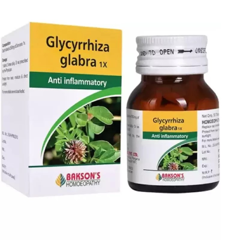 Bakson Glycerrhiza Glabra (1X) (50tab)