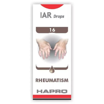Hapro IAR (Insta Action Range Drops) DROP NO - 16 Rheumatism (30ml)