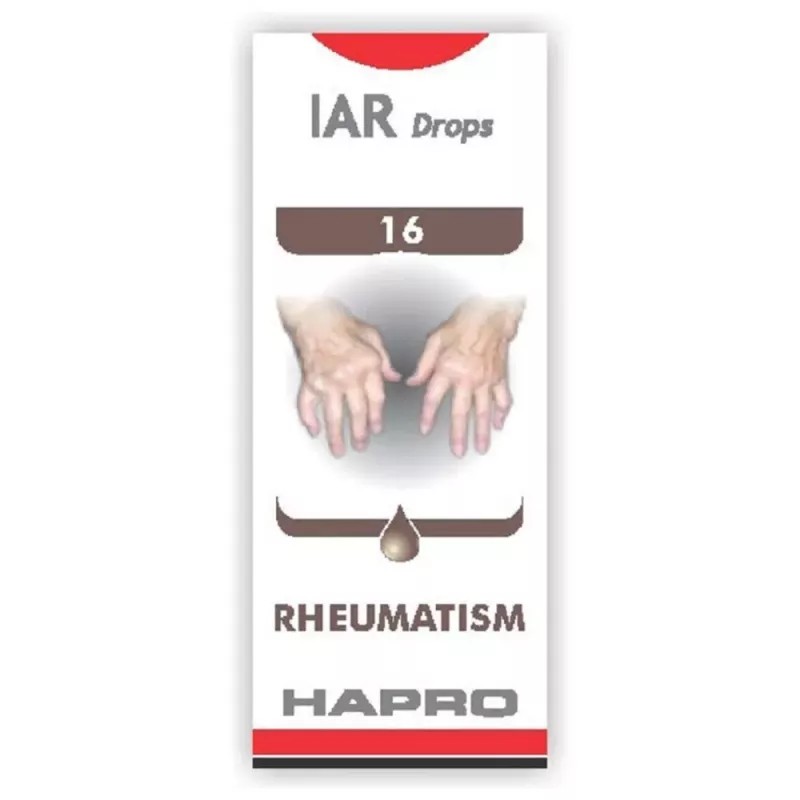 Hapro IAR (Insta Action Range Drops) DROP NO - 16 Rheumatism (30ml)