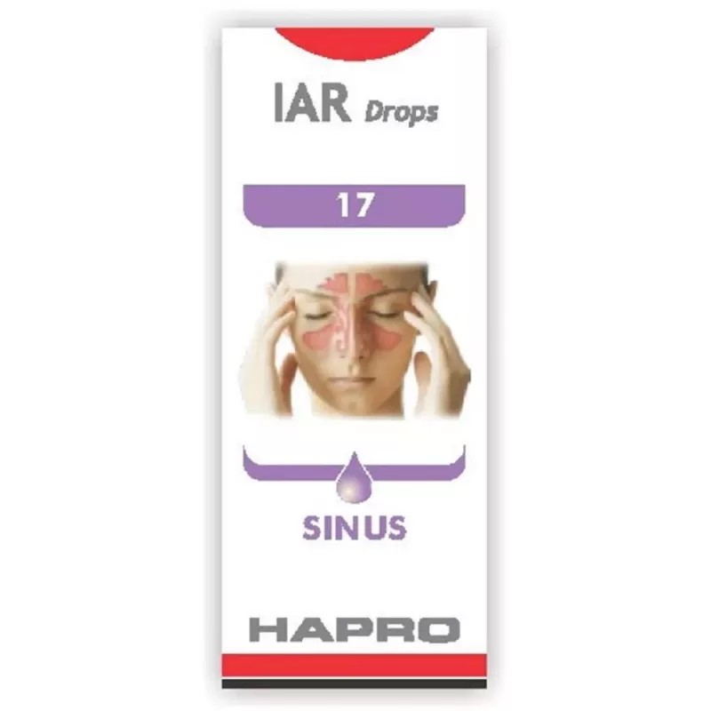 Hapro IAR (Insta Action Range Drops) DROP NO - 17 Sinus (30ml)