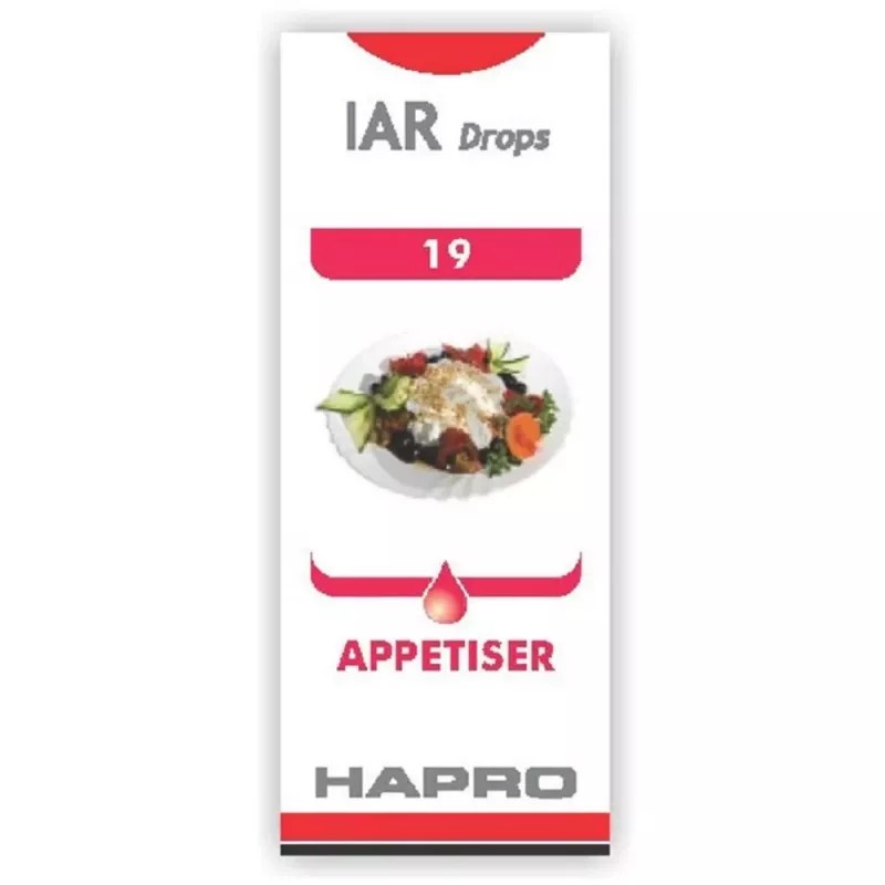 Hapro IAR (Insta Action Range Drops) DROP NO - 19 Appetiser (30ml)