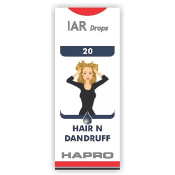 Hapro IAR (Insta Action Range Drops) DROP NO - 20 Hair-N-Dandruff (30ml)