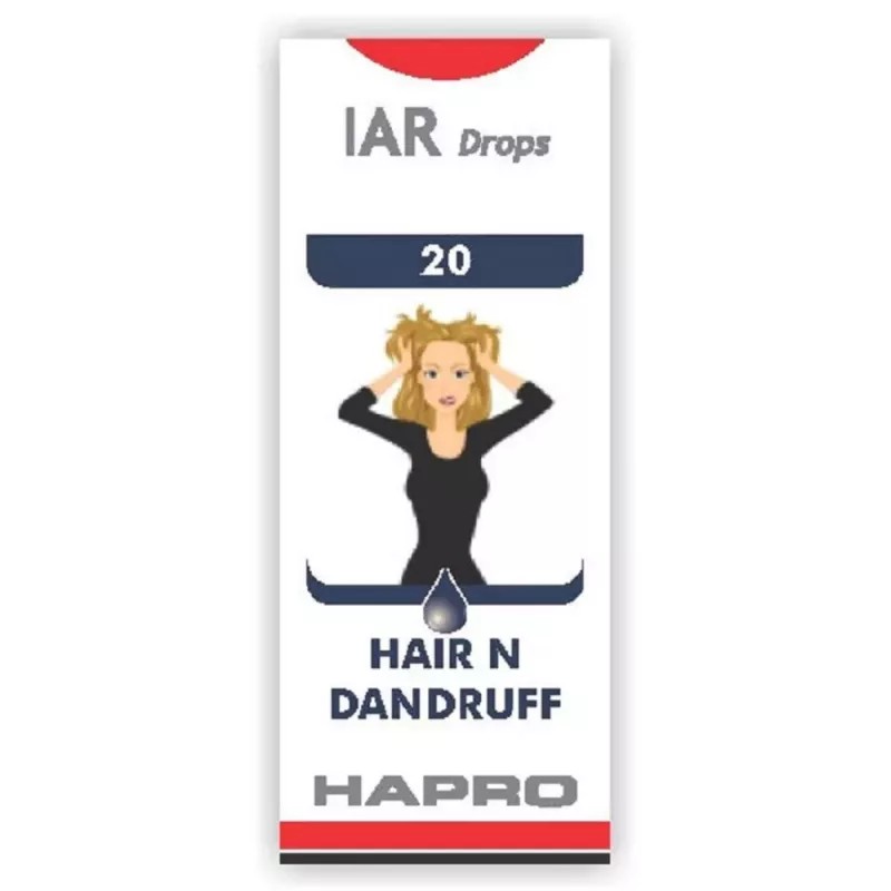 Hapro IAR (Insta Action Range Drops) DROP NO - 20 Hair-N-Dandruff (30ml)